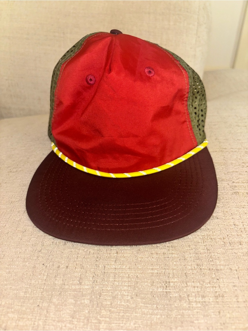 Locale Colorado Hat Gorp Adjustable Trail Running Mesh Rope Cap Hiking Swim Camp - Picture 2 of 9